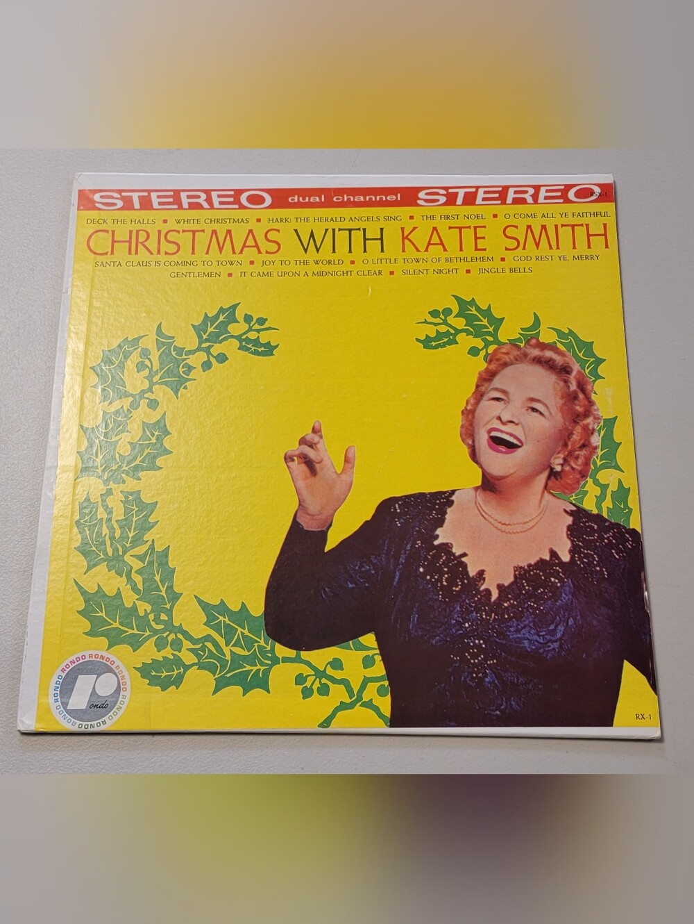 Christmas with Kate Smith 33 RPM Record